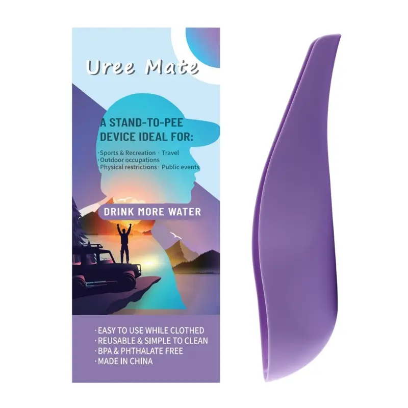 Portable Female Urination Device Standing Urinals for Women Outdoor Standing Pee Urinal Funnel Female Urinal Pee Funnel