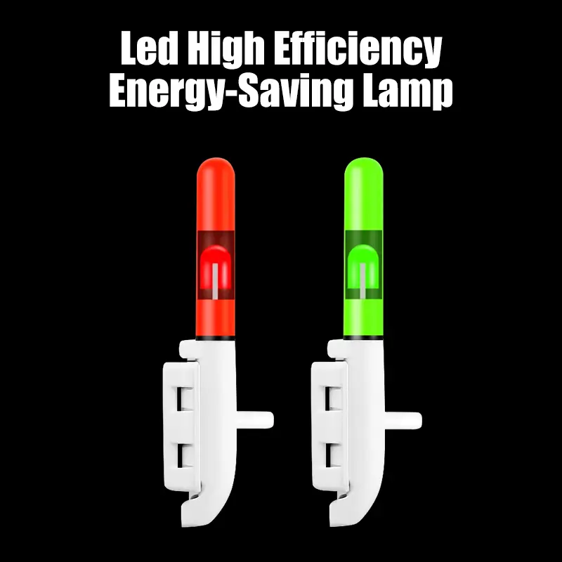 LEYDUN 2 Pcs/Set FLash Electronic Fishing Rod Tip Light Rods Led Bells Light Rods Bite Alarms Tools Cr425 (Batteries Included)
