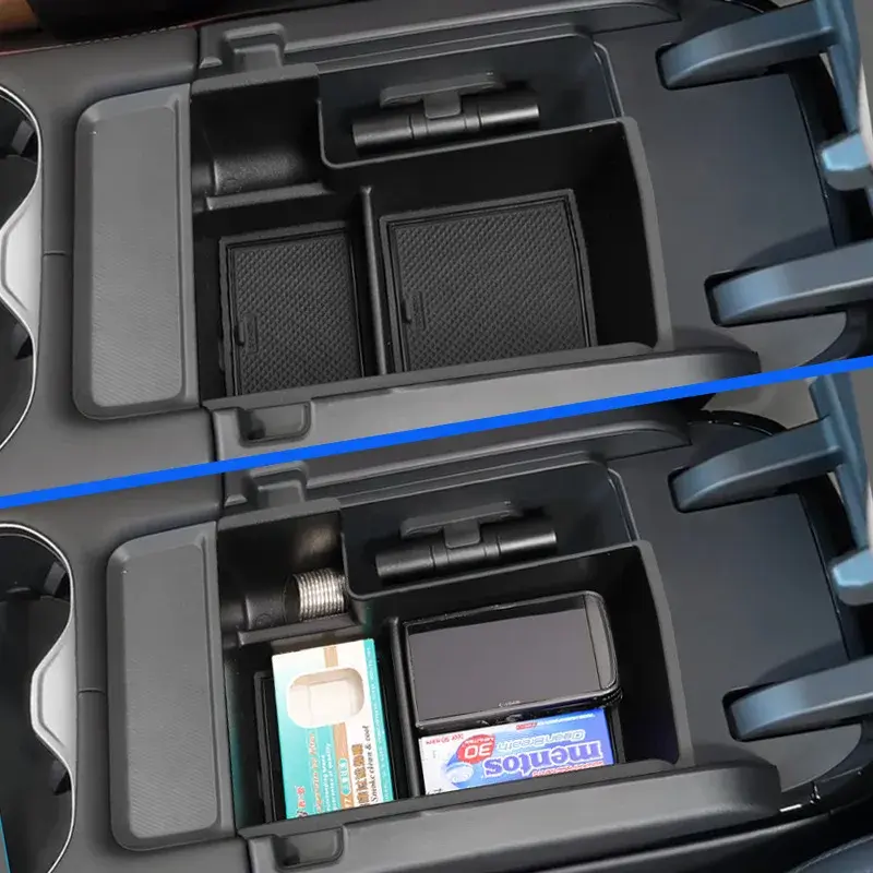 For BYD Seal U Sealion 6 Song Plus DM-i 2025 Right Hand Drive Armrest Storage Box ABS Car Organizer Accessories Tidying