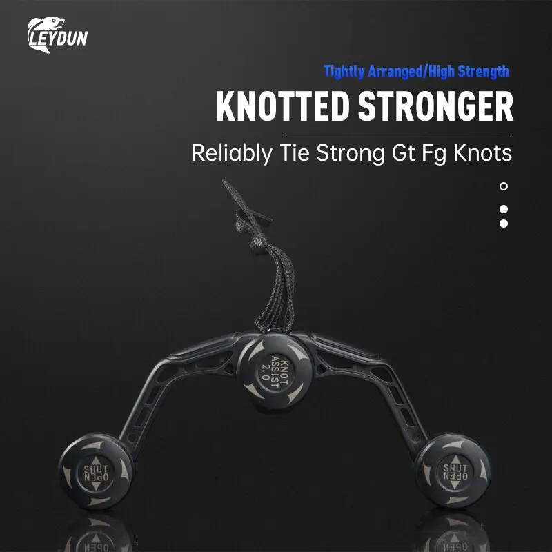 LEYDUN Fishing Tools GT FG PR Knotter Assist Line Leader Connection Knotting Machine Bobbin Winder Lines Wire Japan Knot Tool