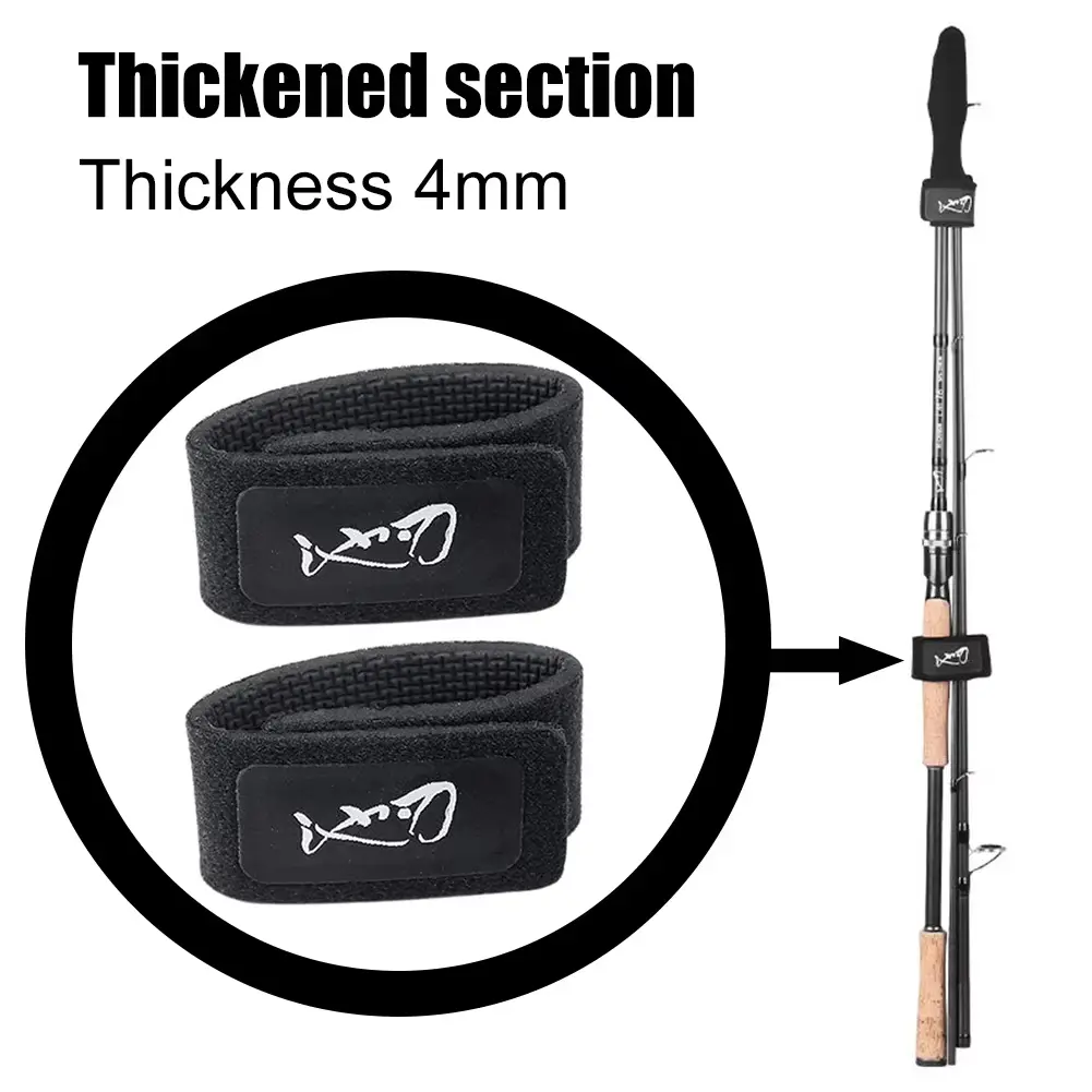 Fishing rod elastic protection rod cap special rod strap fishing rod strap set water droplet wheel winding rod strap fishing gea