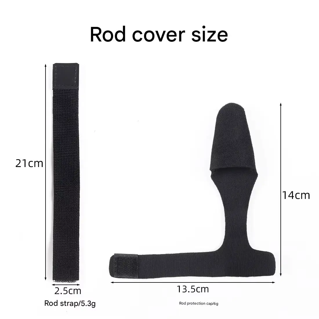 Fishing rod elastic protection rod cap special rod strap fishing rod strap set water droplet wheel winding rod strap fishing gea
