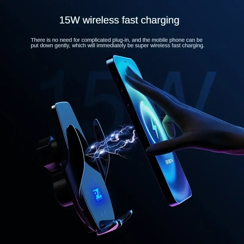 2018 2019 2020 2021 For Audi Q5 Phone Holder Wireless Charger Car Cell Mobile Phones Mount Navigation Bracket GPS Support