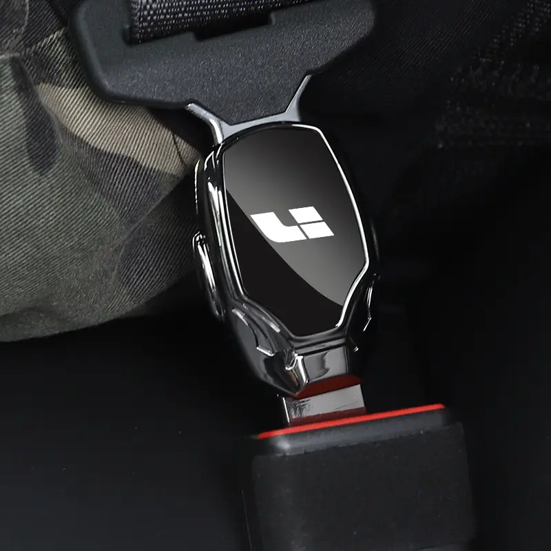Car Seat Belt Metal Jewelry Seat Belt Accessory Extender for LIXIANG L7 L8 L9 ONE