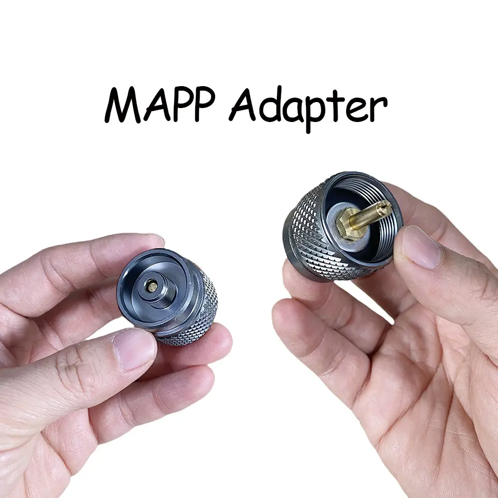 Gas Saver Plus Gas Burner Adapter Aluminum Alloy Convertor Shifter Refill Flat Tank Conversion Adapter Camping Gas Adaptor Valve