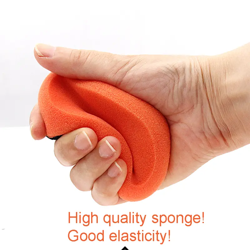 4 Inch Car Wax Applicator Pads Set with Red Handle Soft Sponge Applicators Foam Wax Pad for Polishing and Cleaning Cars