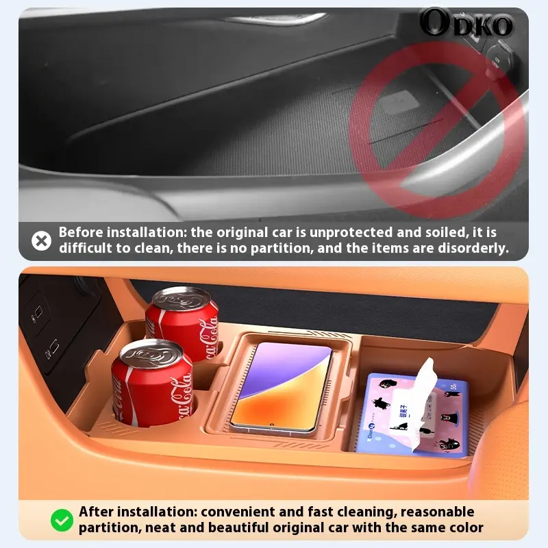 Silicone Storage Box FOR AION V Center Console Modification Anti-slip Pad Car Accessories Organizer Decoration