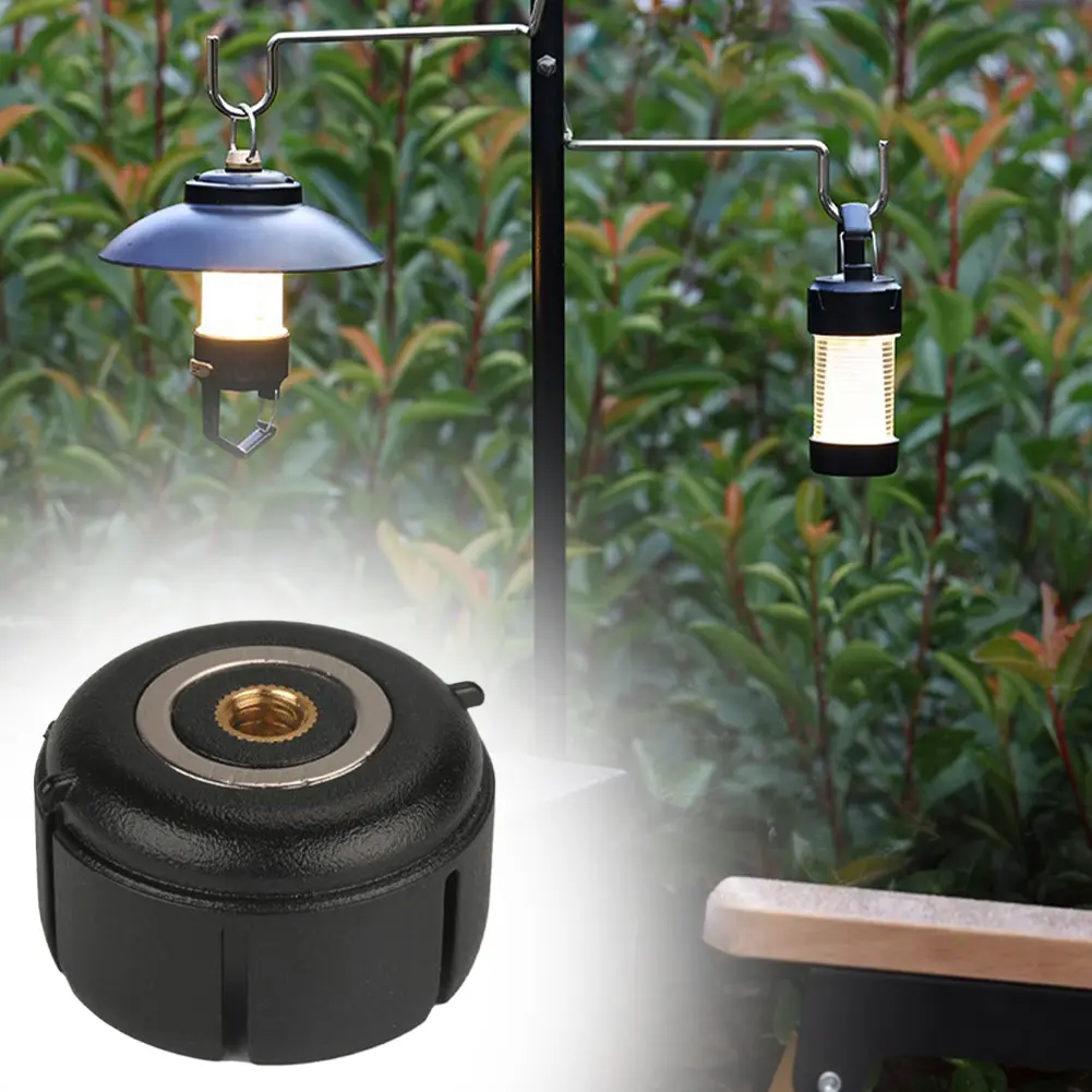 Camping Light Magnetic Base LED Camping Lantern Base Strong Suction Tent Light Base Emergency Light Base for ML4 Accessories