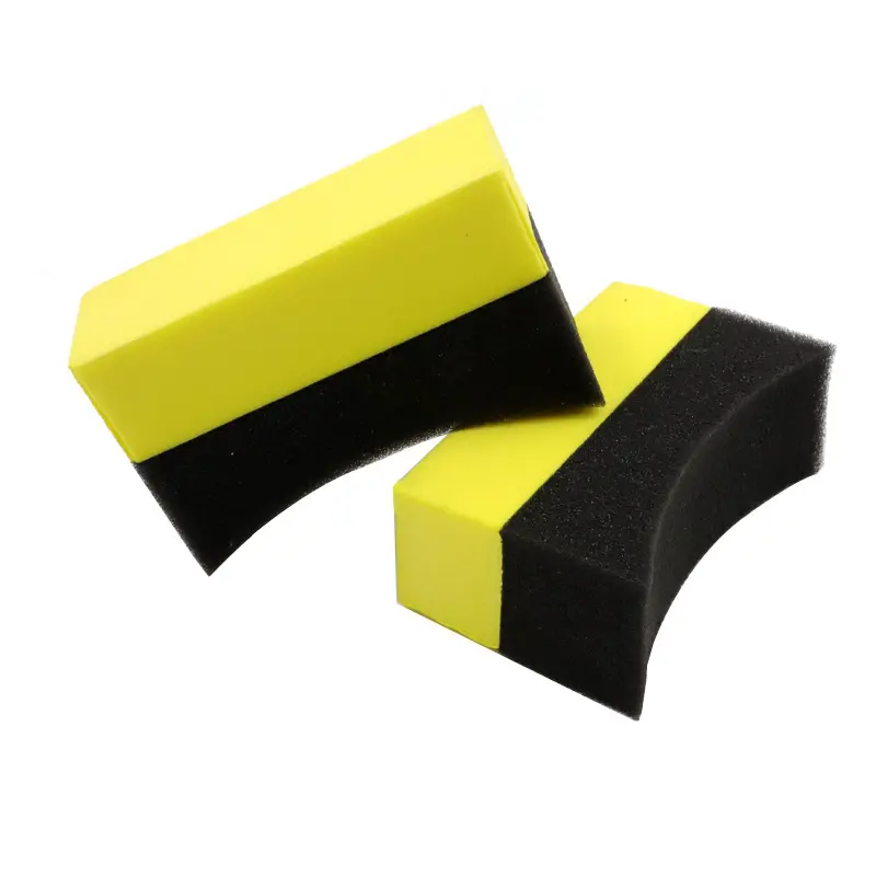 Cleaning Sponge Brush Car Wheel Tire Wash Wipe Water Suction Sponge Pad Wax Polishing Tyre Brushes Tools Car Wash 1/2Pcs