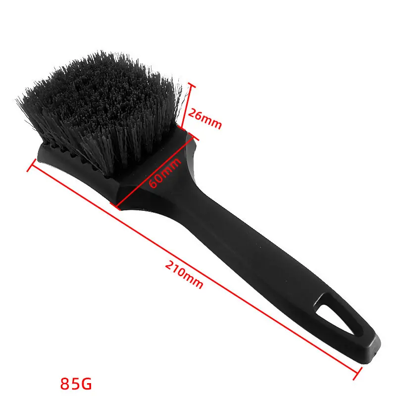 Car Tire Rim Brush Wheel Hub Cleaning Brushes Car Wheels Detailing Cleaning Accessories Black Tire Auto Washing Tool Brushes