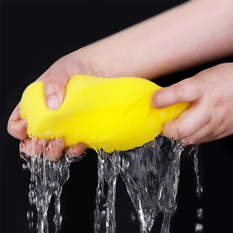 Car Cleaning Wash Sponge Set 10Pcs Thick Microfiber Wax Double-Sided Superfine Fiber for Housework Detail Cleaning Car