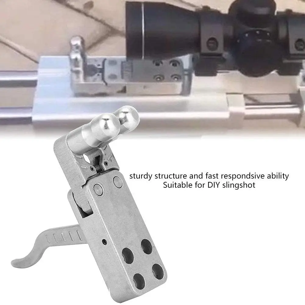 Slingshots Release Device Aluminum/ Zinc Alloy Profession Slingshots Release Device Catapult Triggers DIY Accessories Tools