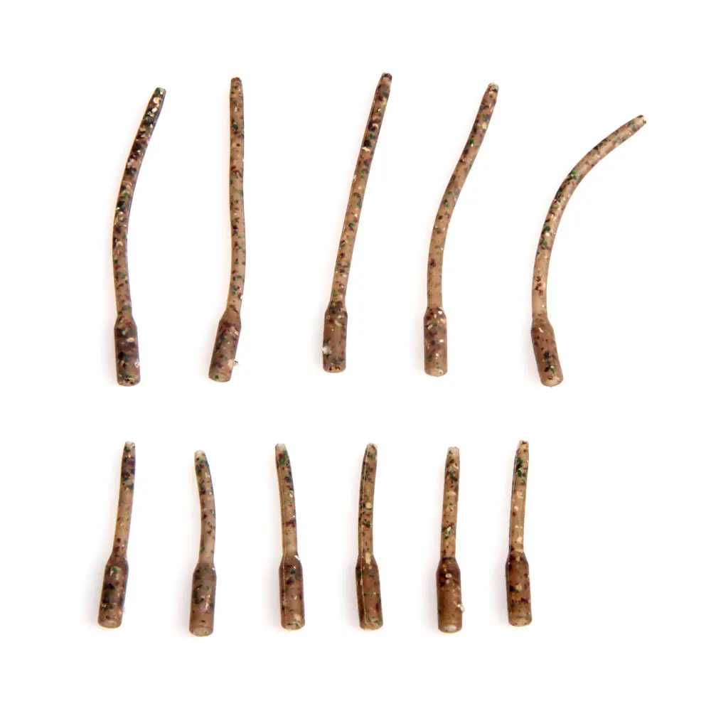 20Pcs Terminal Carp Fishing Anti Tangle Sleeves Camo Rubber Carp Rigs Anti Tangle Sleeve Swivels Connect Carp Fishing Tackle