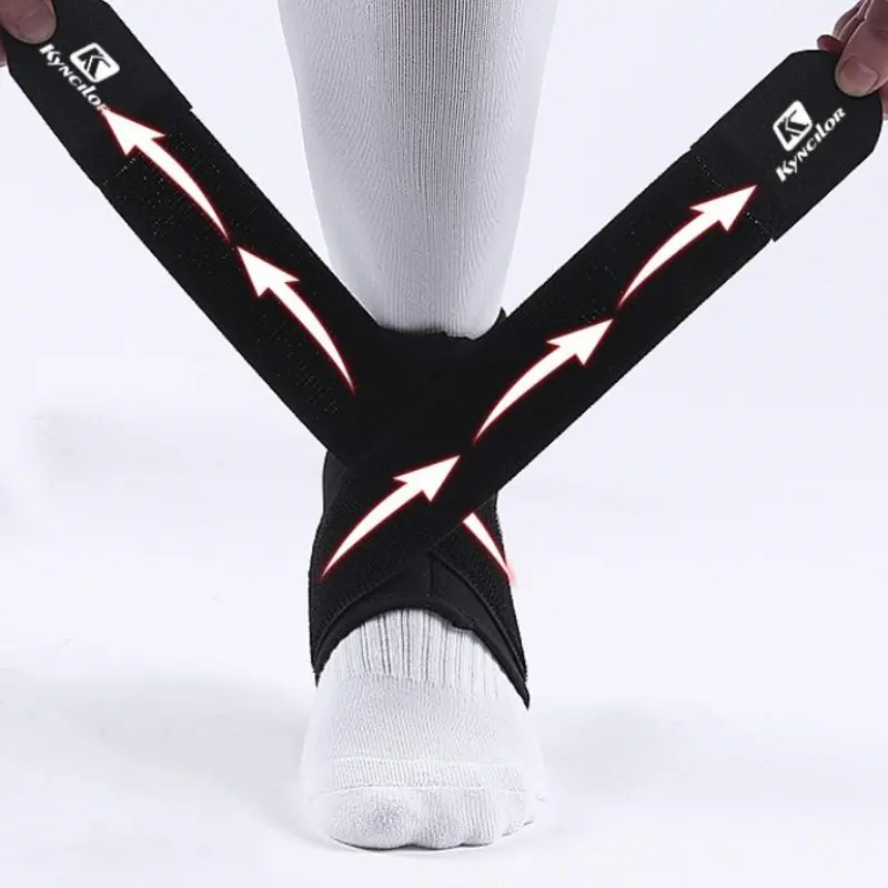 1Pcs Bandage Elastic Breathable Ankle Strap Support Strong Ankle Sports Protection Stabilize Ligaments-Eases Swelling Sprained