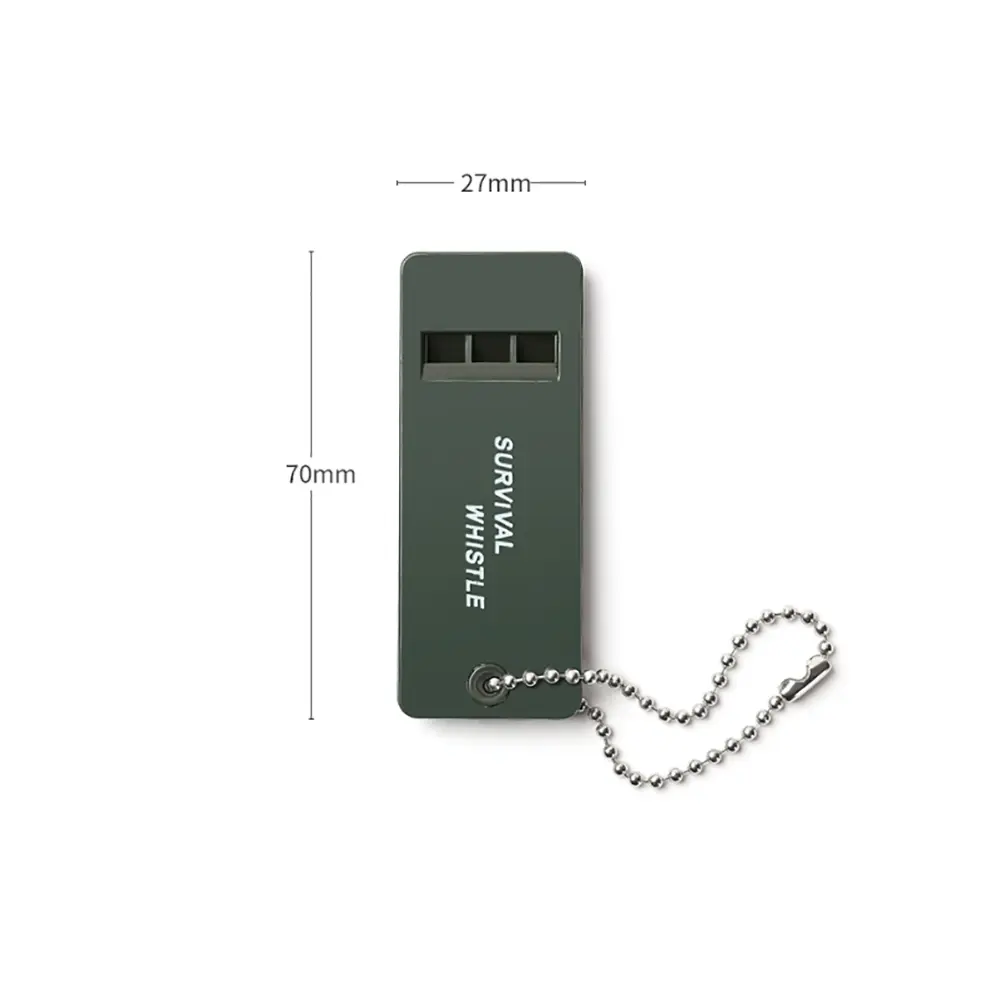 3-Frequency Whistle High Decibel Survival Whistle Outdoor Hiking Camping Whistle 3 Holes Hunting Emergency Survival Whistle Tool