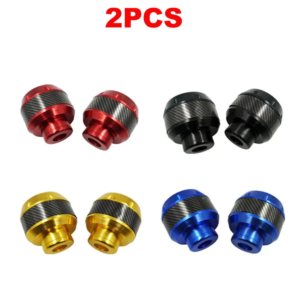 2Pcs Motorcycle Anti-fall Cup Aluminum Alloy Motorcycle Front Fork Cover Anti-collision Wheel Protector Modified Accessories