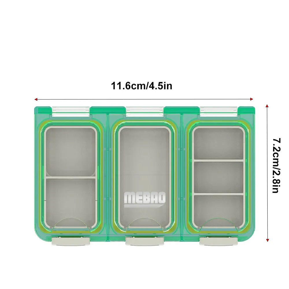 Fishing hook Luya Accessories Box Waterproof Multi-functional Micro Bait Portable Fishing Supplies Bait Storage Box
