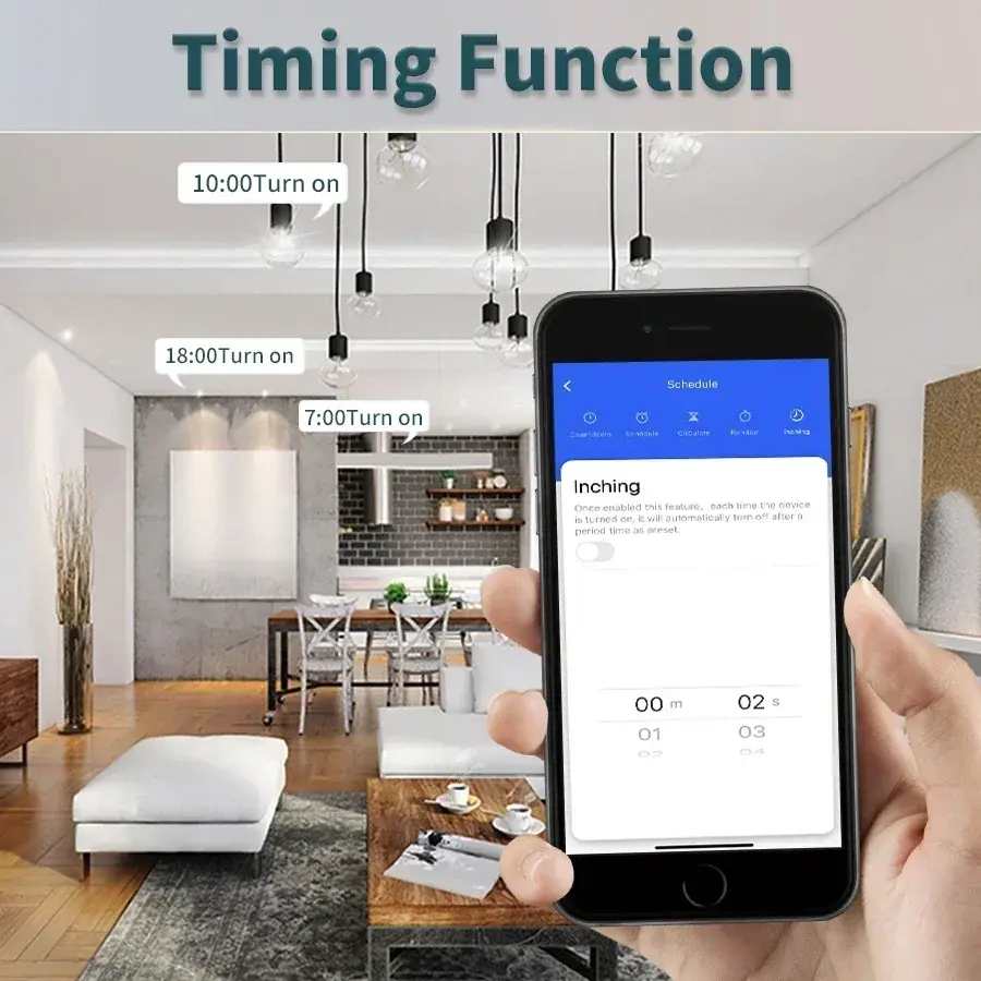 Tuya WiFi Switch Smart DIY Module Wireless RF433MHz 1/2/3Gang Wall Panel Switch Smart Life APP Works with Alexa Google Assistant