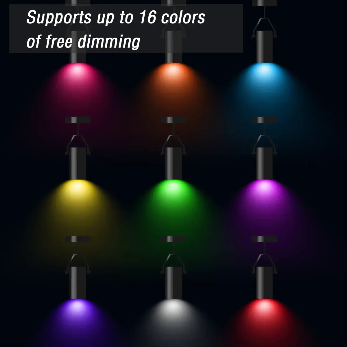 1PCS Smart Spotlight Bulb RGBW Infrared Remote Control LED Bulbs 6W 10W Color Light Dimming Suitable for Family Holiday Parties