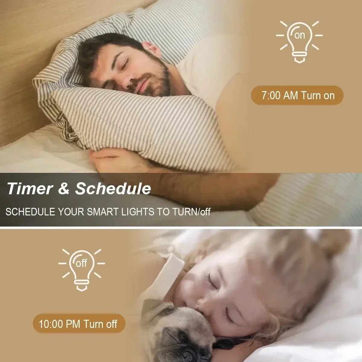Bombilla inteligente Tuya Wifi/Bluetooth,Led Alexa RGB，C37 E14 Bulb ,para Google Assisatnt Smart Life Light Dimmable 6W 85V-265V