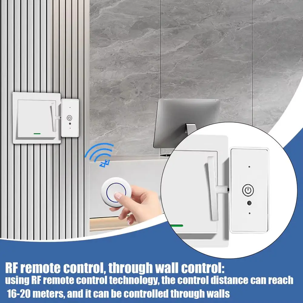 Remote Switch Pusher Wireless Remote Control Light Switch Off Without Getting Out Of Bed Smart RF433 mhz Light Switch Robot Push