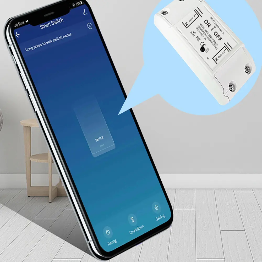 1pcs Wifi DIY Interruptor Smart Switch APP Wireless Remote Controller Home Control Works with Alexa Google Home
