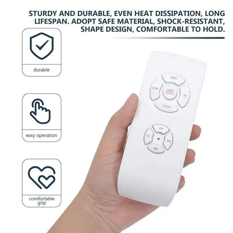 Fan Lamp Controller Universal Ceiling Fan Lamp Smart Wireless Remote Controller Kit Timing Control Switch Adjusted Wind Speed