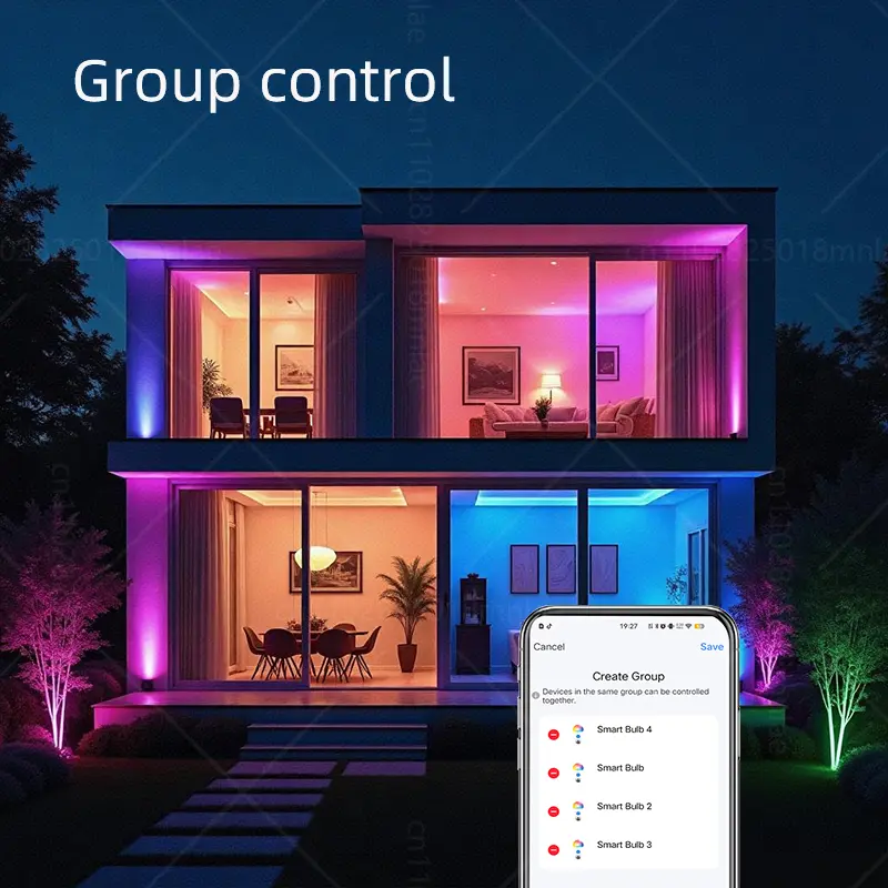 Tuya WiFi Smart LED Spotlight GU10 Bulb Bluetooth Dimmable Lamps Smart Life App Control Works With Alexa Google Assistant 220V