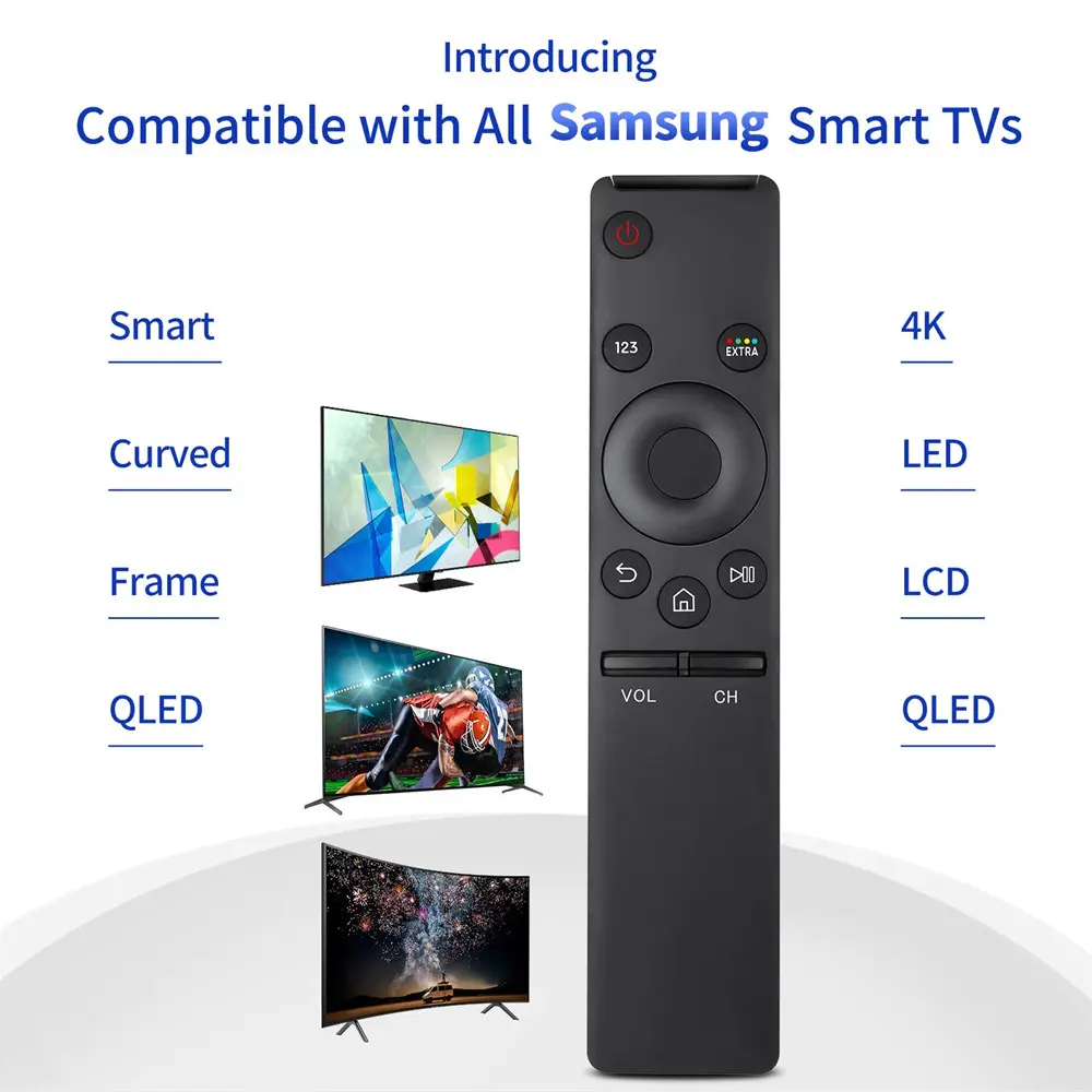 Universal Replacement Remote Control for Samsung TV BN59-01260A LCD LED UHD HDR QLED HDTV 4K 3D Smart TVs Infrared Remote