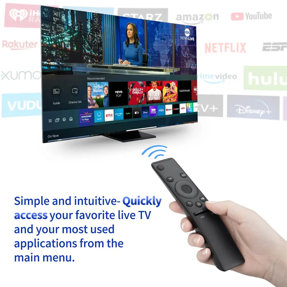 Universal Replacement Remote Control for Samsung TV BN59-01260A LCD LED UHD HDR QLED HDTV 4K 3D Smart TVs Infrared Remote
