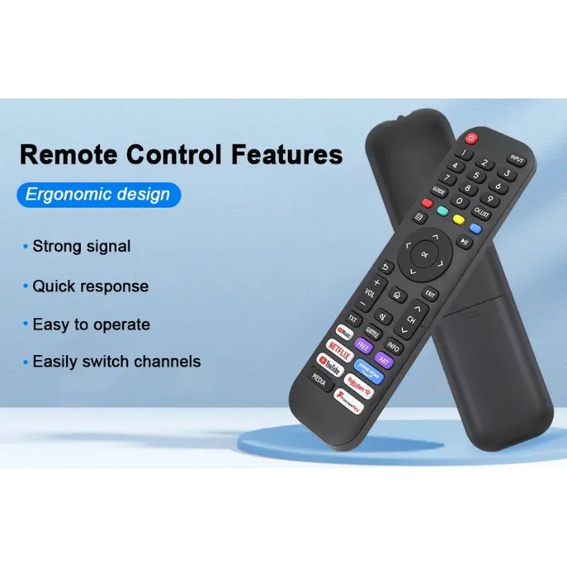 Universal Remote for All Hisense TV Remote Replacement Smart TV Remote for Hisense 4K UHD Android Smart TV with Netflix Prime