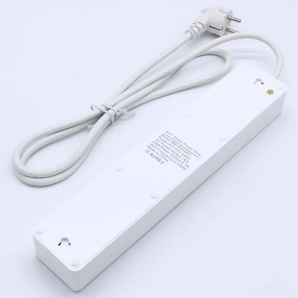 Melery Tuya WiFi Smart Power Strip Universal Outlets Plug Sockets USB Remote Voice Control Surge Protector by Alexa Google Home