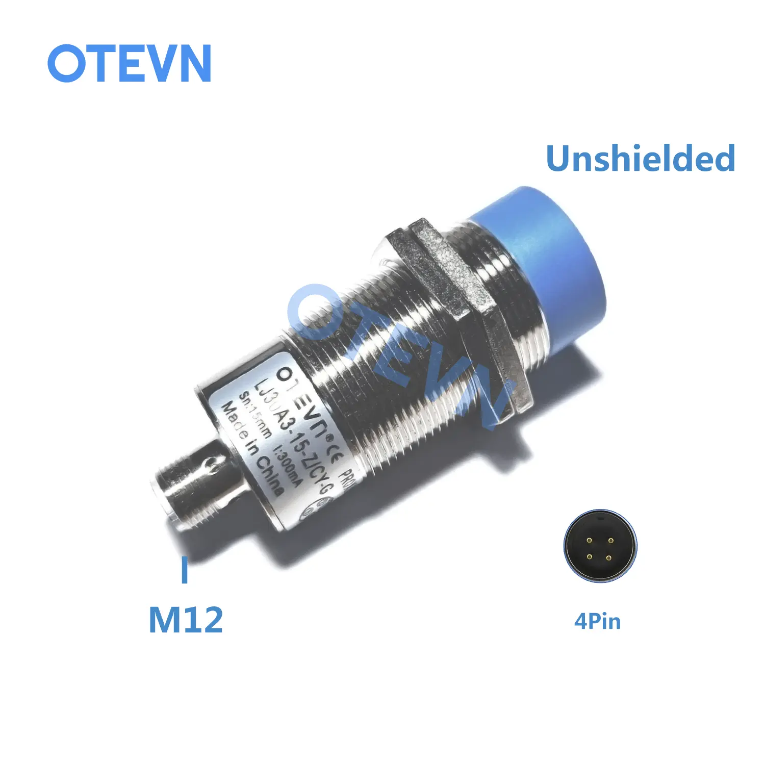 Air Plug M30 Proximity Sensor Switch LJ30A3 Inductive Detection Approach 4Pin 6-36V PNP NPN Normal Open Close Automation PLC