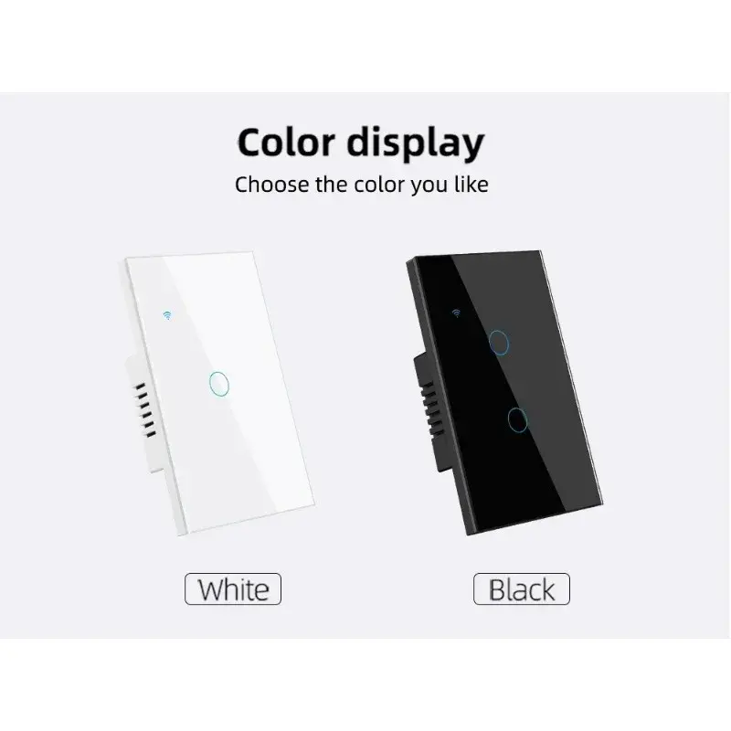 Tuya Smart Life Home House WiFi Wireless Remote Wall Switch Voice Control Touch Sensor LED Light Switches Alexa Google Home 220V