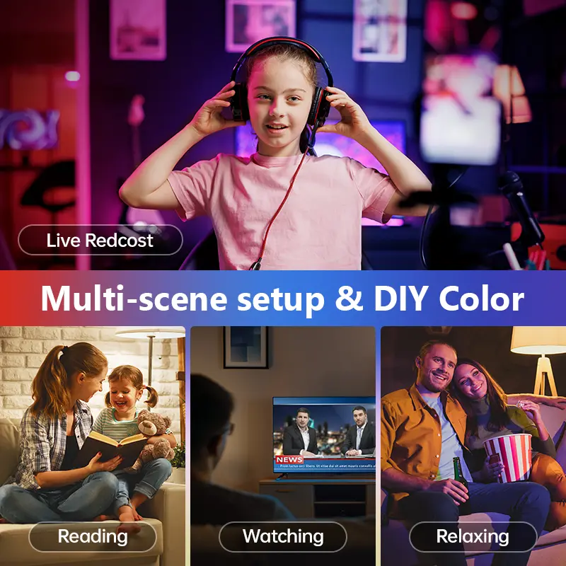 IMOU WiFi Smart Bulb Dimmable Led Light 16 Million RGB Colors B5 US E26 Candle Lamp Voice Control Alexa Google Home US