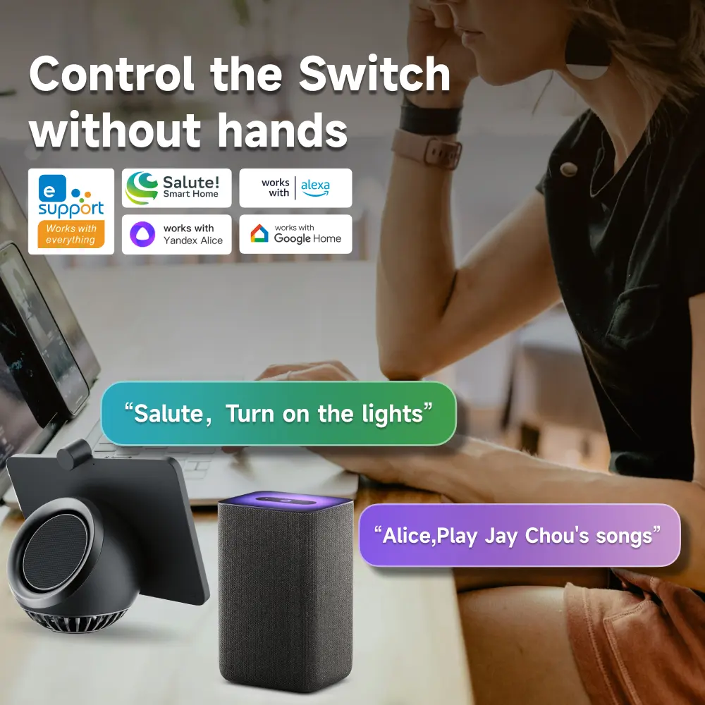 16A eWeLink App Mini ZigBee3.0 Smart Switch 2-Way DIY Switch Breaker Timer Voice Control Module Support Alice Alexa Google Home