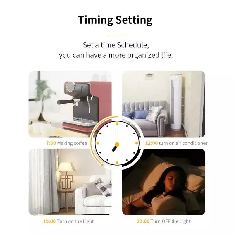 Tuya Smart Socket EU 16A 20A WiFi Smart Plug with Power Monitoring APP Remote Timer Control Voice Works with Alexa Google Home