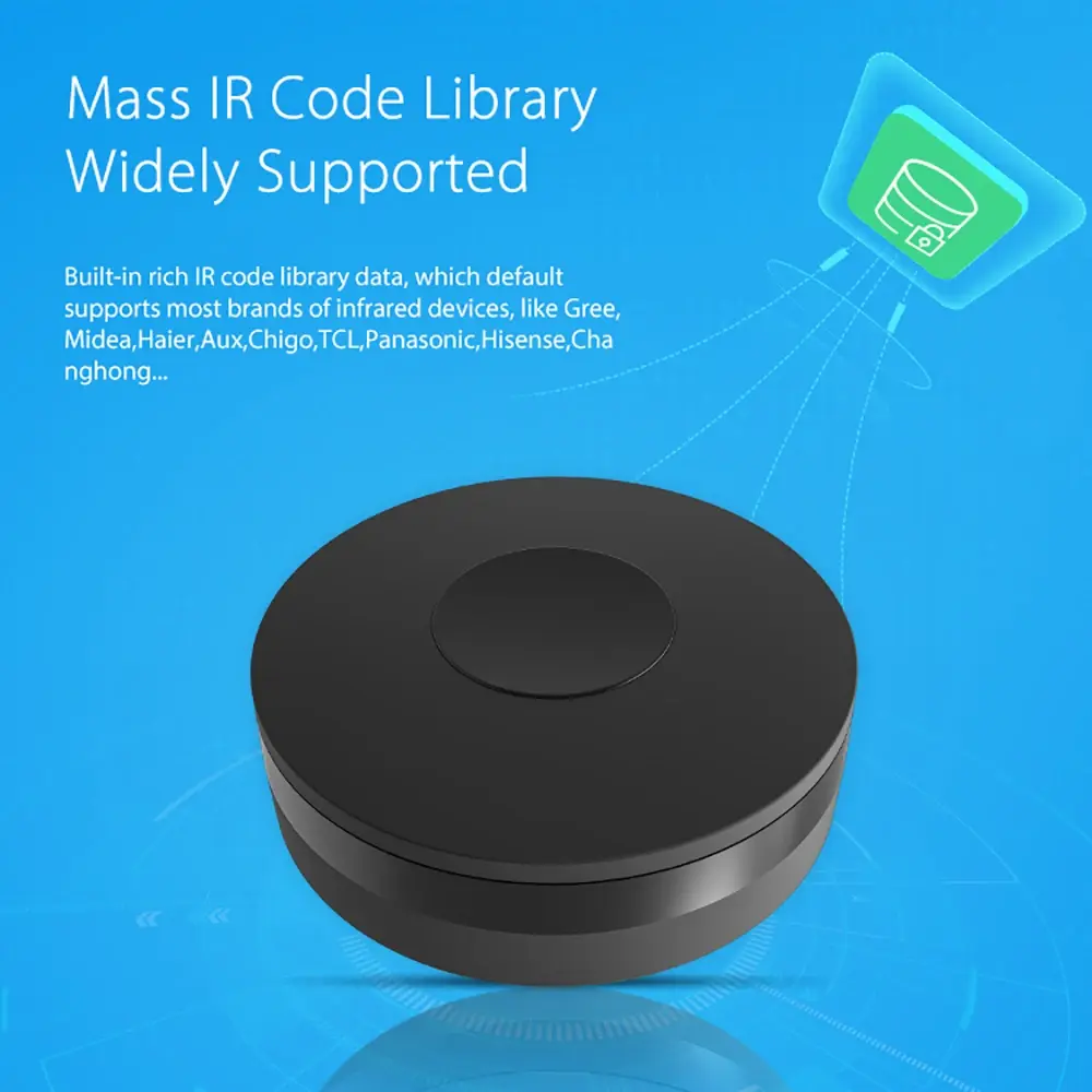 Tuya Smart IR Remote Control wifi Universal Infrared Controller for TV DVD AUD AC Works with Amz Alexa Google Home