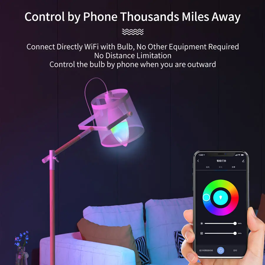 Tuya Smart WiFi LED Bulb E14 Candel Light 5W 7W 9W 220V With RF 2.4G Remote Tuya Smart Life APP Voice Control Alexa Google Home
