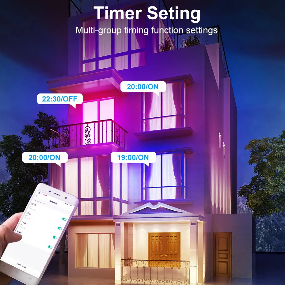 Zigbee Smart LED Light Bulb 15W E27 B22 RGB+WW+CW Tuya WiFi Lamp Dimmable Voice Control Compatible With Alexa for Home Decor
