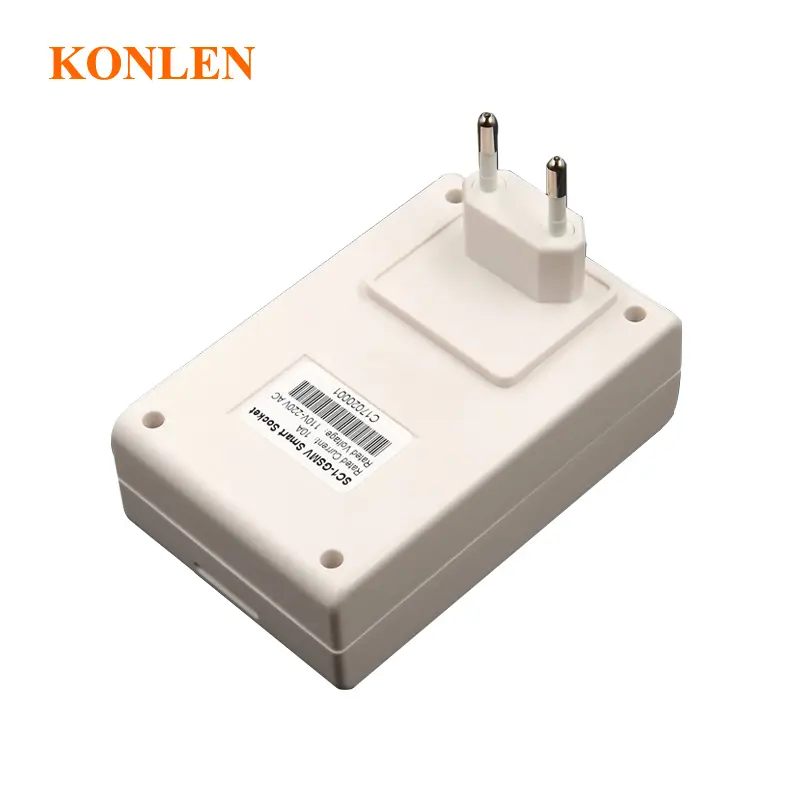 KONLEN 10A GSM Power Socket Outlet Relay Switch Remote Home Control SMS Phone Call APP Smart EU UK Plug
