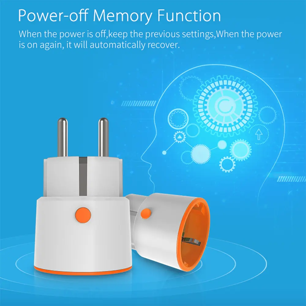 Smart Zigbee Plug Socket 3680W 16A Power Energy Monitoring Timer Switch EU Outlet Work With Zigbee2mqtt