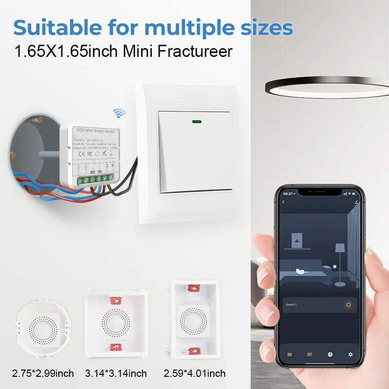 Tuya ZigBee WIFI Smart Switch Module 16A 1/2Gang 2-way Control Switch Smart Life Work with Alexa Google Home Alice Voice Control