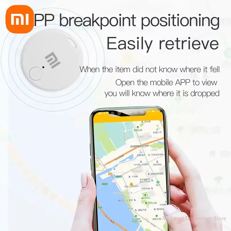 Xiaomi Smart Mini Finder Children Pet Wallet GPS Location Tracker Anti-lost Device Bluetooth 4.0 Mini Portable Tracking Locator