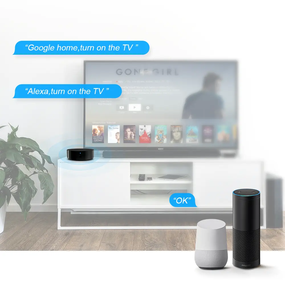AVATTO Tuya Smart RF IR Remote Control WiFi RF 433/315 Remote Controller for Air Conditioner TV Support Alexa,Google Home