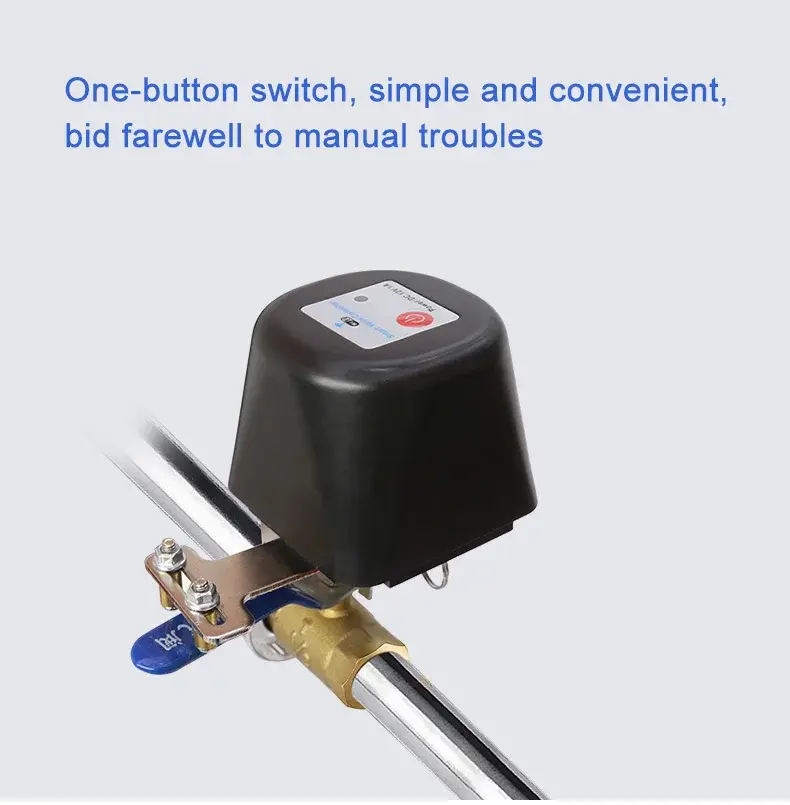 TUYA WiFi Zigbee Smart Gas/Valve Tuya Valve Smart Home Automation Control Valve for Gas Work with Alexa Google Assistant