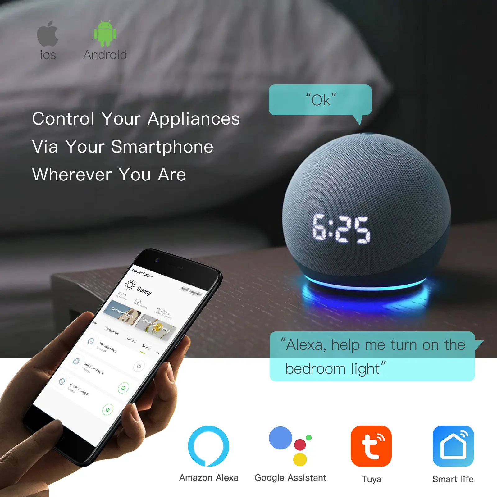 BSEED Zigbee Switches 1/2/3Gang 1/2/3Way Touch Smart Light Switch Function Part Smart Tuya Alexa Control Without Glass Neutral