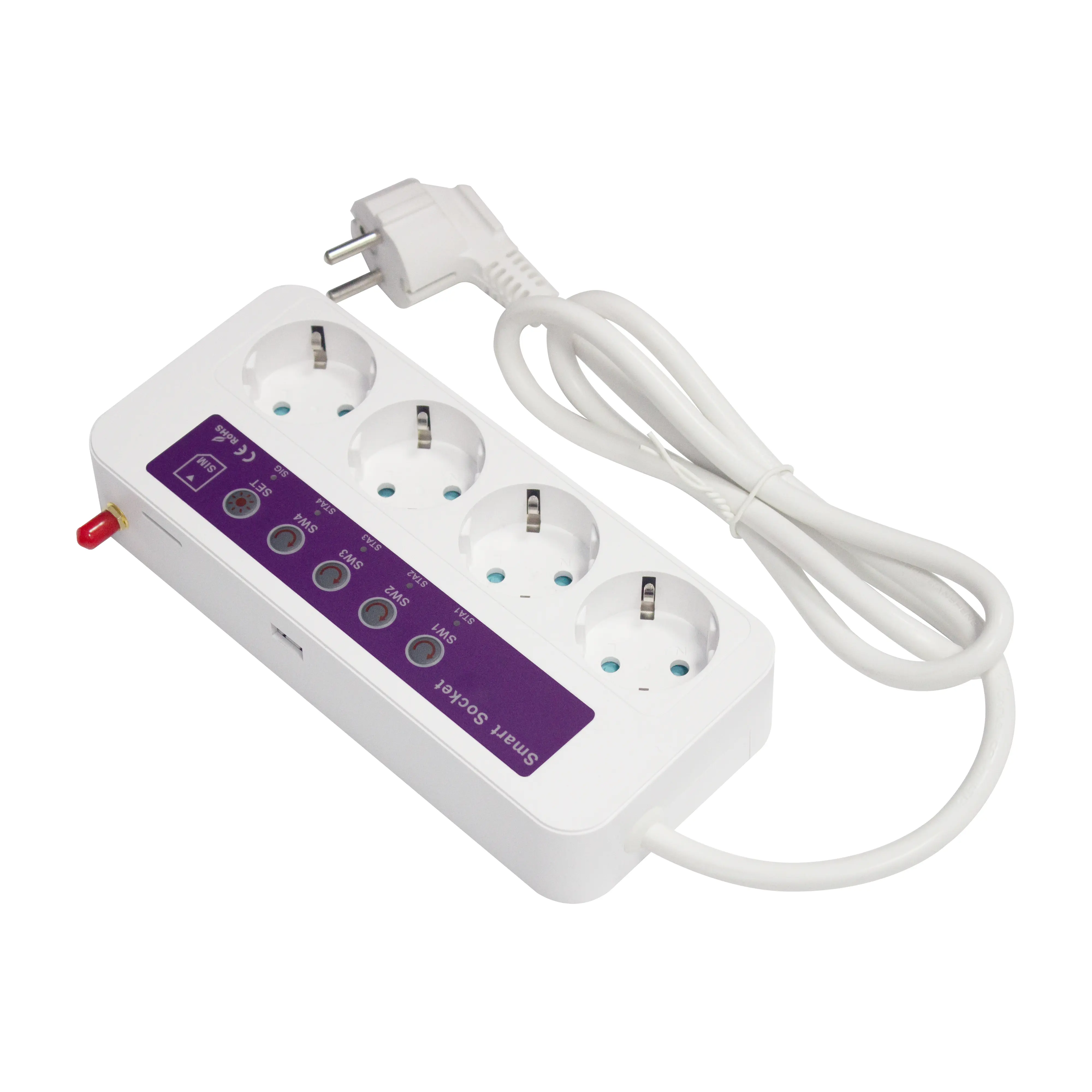 SC4-WLTE Smart Socket 4G LTE SMS Dial APP WEB Remote Control OFF/ON Power Switch Plug 16A