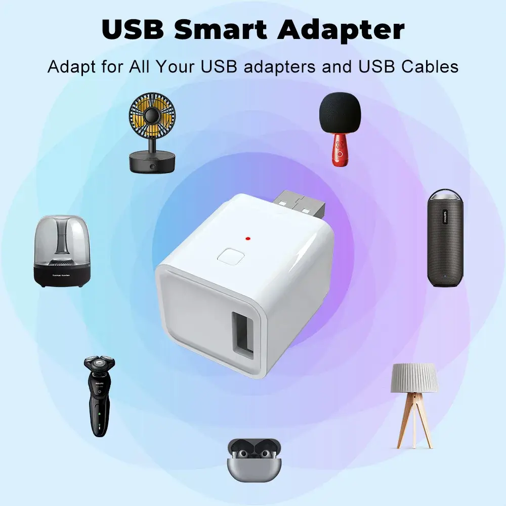 Tuya Smart WiFi/Zigbee Micro 1 2 3 USB Adaptor Switch 5V Mini USB Power Adaptor Smart Life Control Via Alexa Google Yandex alice