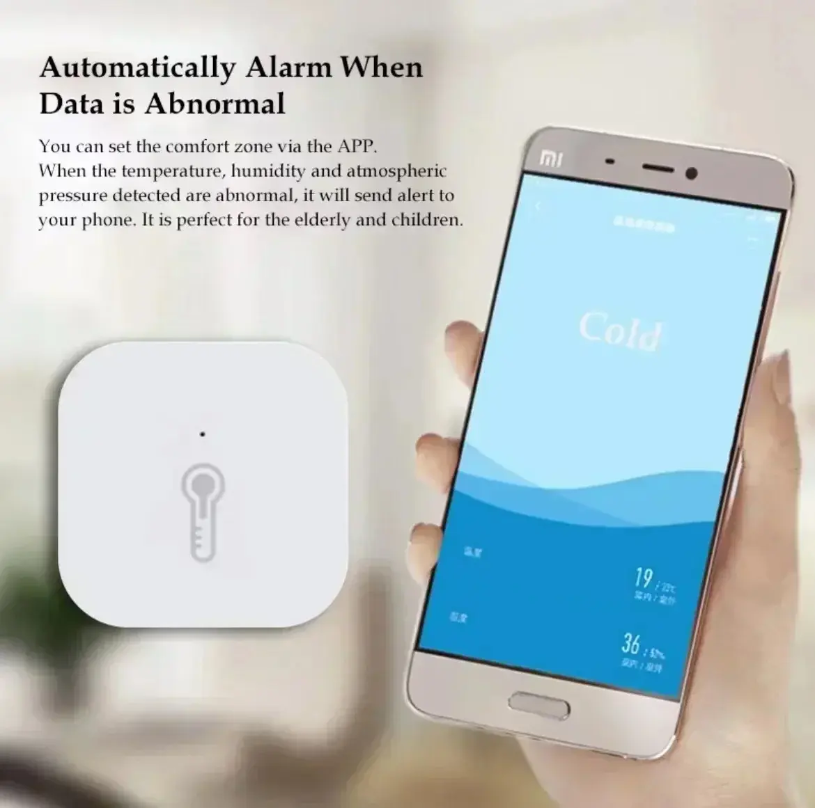 Global version Aqara Temperature Humidity Sensor Smart Air Pressure Sensor Zigbee Smart home For Xiaomi APP Mi home Homekit APP